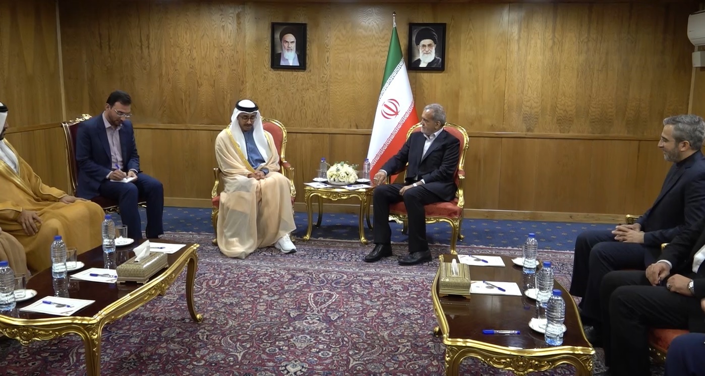 ابراز امیدواری رئیس جمهور به گسترش روابط ایران و امارات