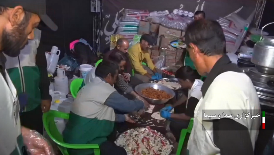 پذیرایی موکب‌های استان بوشهر از زائران امام رضا (ع) در دهه آخر ماه صفر