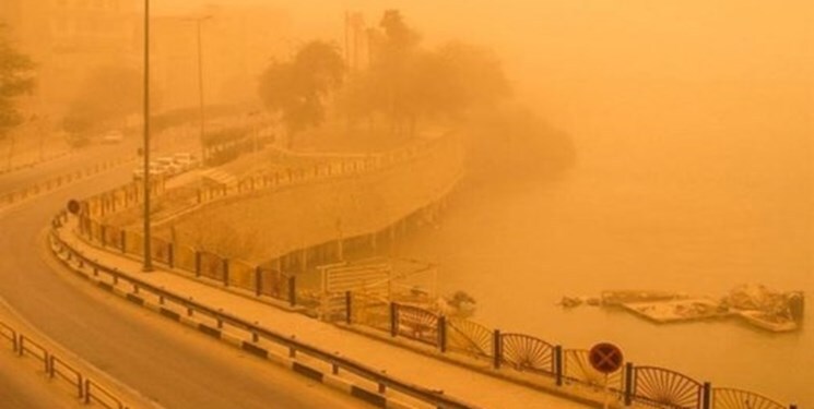 ادامه وقوع گرد و خاک محلی در خوزستان