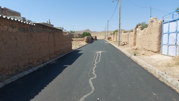 آسفالت ۷۰ هزار متر‌مربع از معابر روستایی تایباد