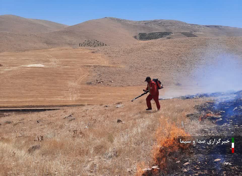 آتش سوزی در بیش از ۵۰۰ هکتار از مراتع شهرستان بوکان