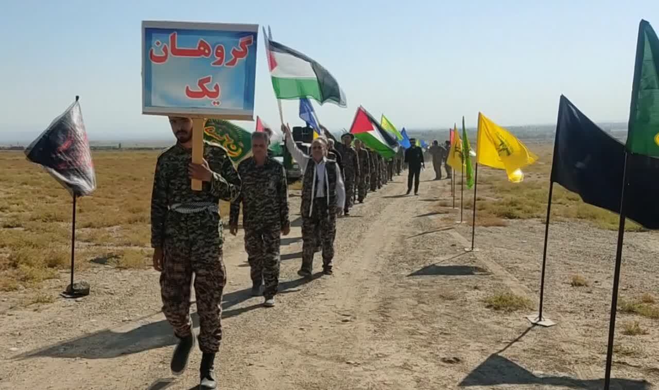 برگزاری رزمایش الی بیت المقدس در شهرستان پلدشت 