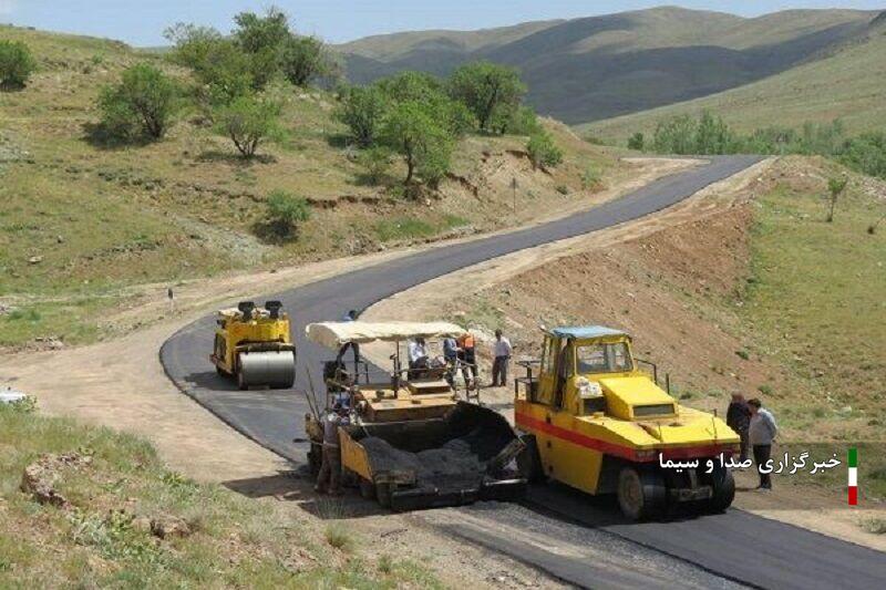 آسفالت ۱۳ کیلومتر راه روستایی درمراغه