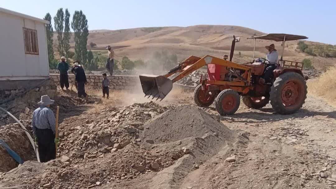 حفر یک حلقه چاه در مجتمع روستایی کلتپه شهرستان مهاباد