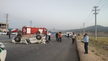 یک کشته و ۱۷ مصدوم در سوانح رانندگی جاده ای خراسان رضوی