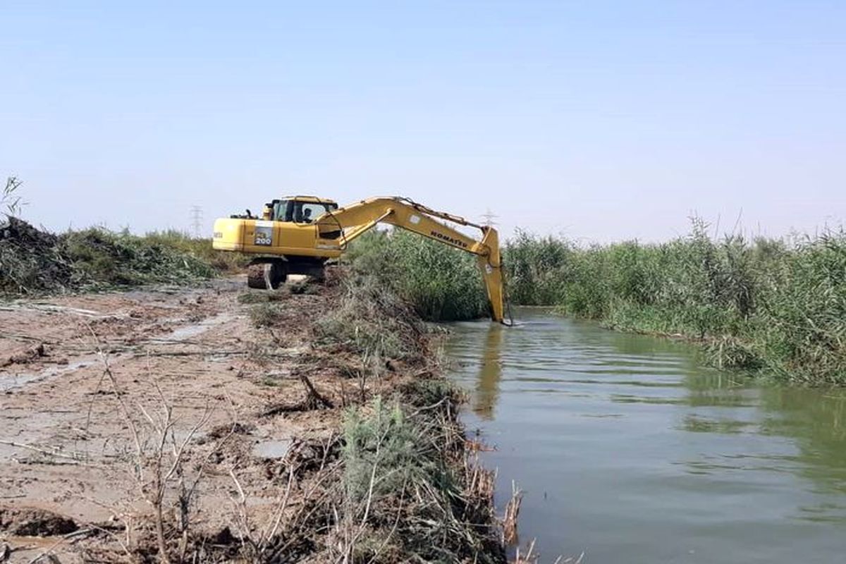 لایروبی ۲۸ کیلومتر انهار روستا‌های اروندکنار