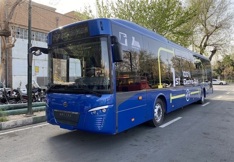 ۱۱۰ دستگاه اتوبوس برقی چینی در راه تهران