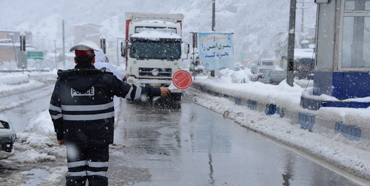 یخبندان در جاده‌های مازندران/ رانندگان مراقب باشند