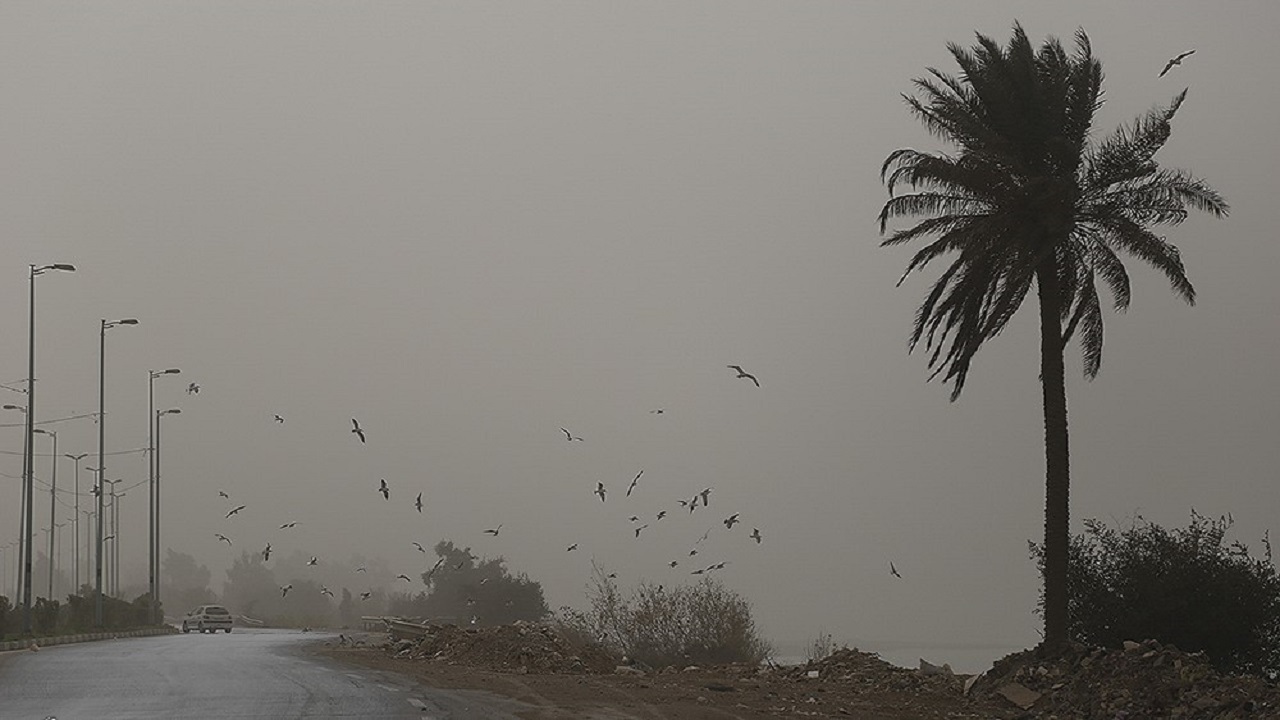 خرمشهر در وضع نارنجی آلودگی هوا