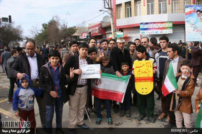 فرزندان انقلاب در راهپیمایی 22 بهمن اردبیل