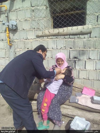 آغاز طرح واکسیناسیون فلج اطفال کودکان زیر ۵ سال روستایی