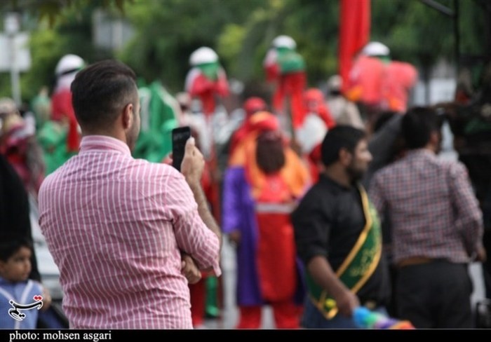 آیین نمادین کاروان اسرای کربلا در گرگان