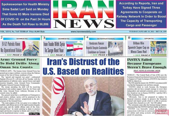 Iran's distrust of the U.S. based on realities