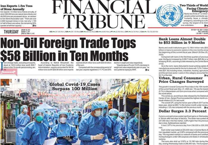 Non- oil foreign trade tops $58 billion in ten months