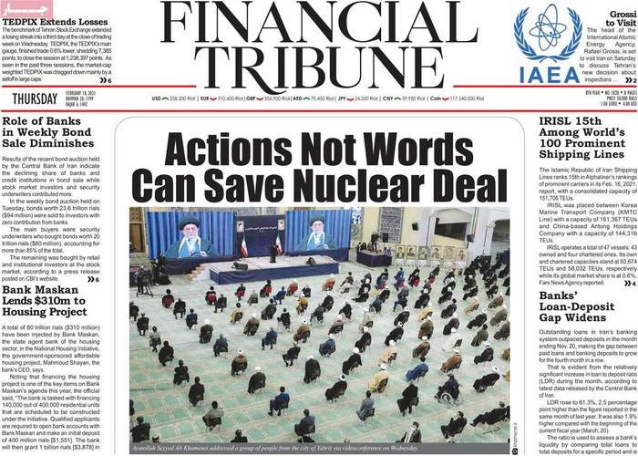 Actions not words can save nuclear deal