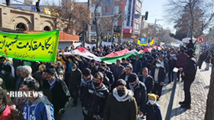 تجلی حضور مردم لرستان در یوم الله ۲۲ بهمن
