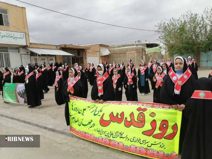 راهپیمایی روز قدس در شهرستان های خراسان شمالی